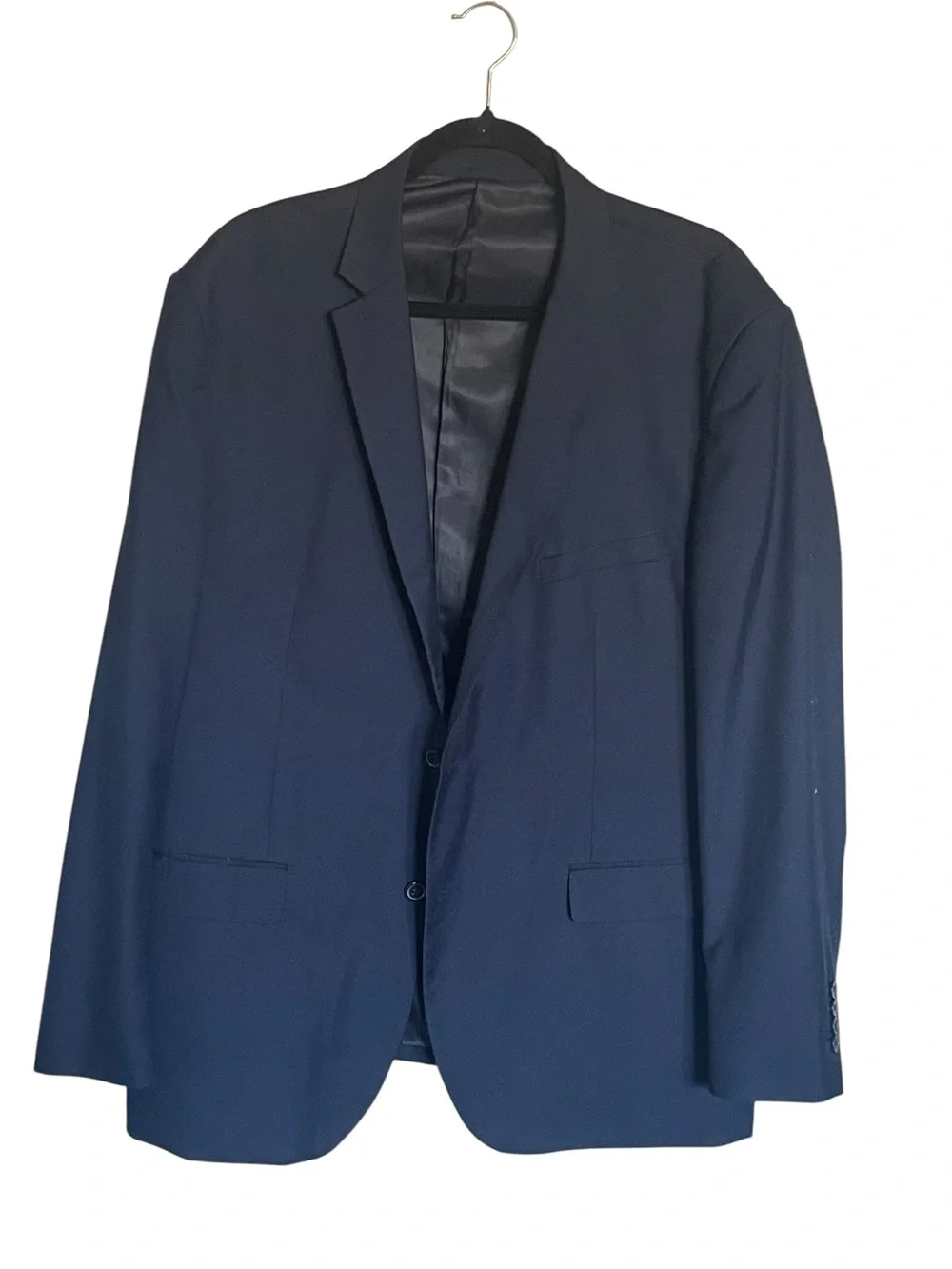 Men's Navy Two-Button Blazer - Unbranded